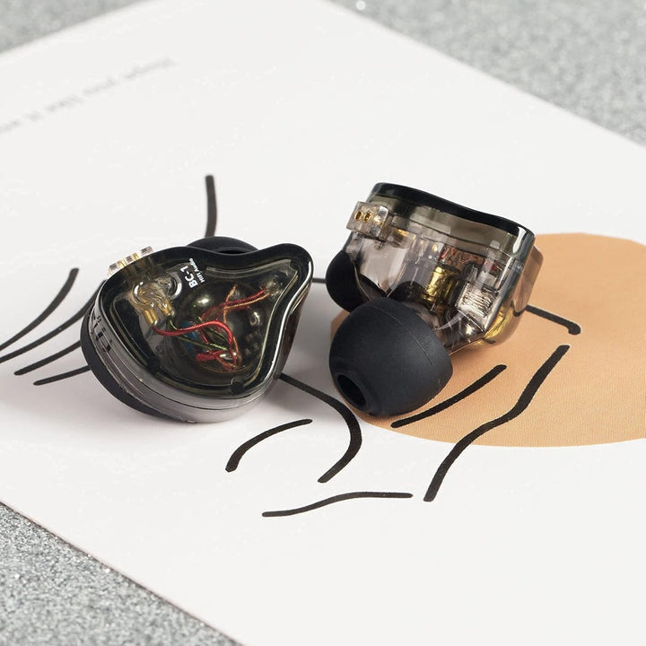 Yinyoo CCZ Melody In-Ear-Kopfhörer, kabelgebundene Ohrhörer ohne Mikrofon, Ohrmonitore, IEM HiFi-Bas