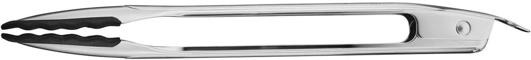 RÖSLE Gourmetzange Silikon, Hochwertige Küchenzange mit Silikonrand und patentiertem Verschlusssyste