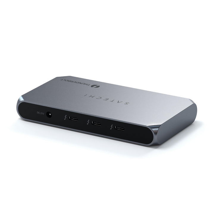 SATECHI Thunderbolt 4 Slim Hub Pro 5-in-1 Dockingstation, PD 96W, 8K- oder Dual 4K Display, 4X Thund