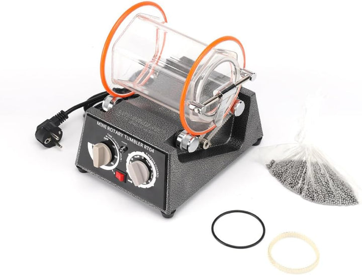 3KG Poliertrommel Poliermaschine Schmuck polieren Maschine Rotary Tumbler Schmuckpolier Poliertromme