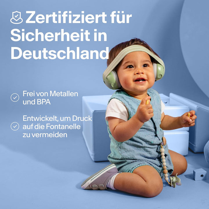 Alpine Muffy Baby Kapselgehörschützer - Gehörschutz für Babys und Kleinkinder von 12 bis 36 Monate -