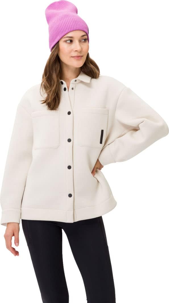 BRAX Damen Style Francy Lab Scuba Overshirt Übergangsjacke 36 Weiss (Shell 97), 36 Weiss (Shell 97)