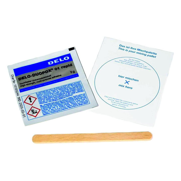 Sachverständigen-Zubehör® Rissmonitor als [Profi Messgerät] 1er Set | günstige Messlehre | Spaltmass