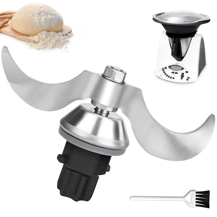 Teigmesser für Thermomix TM31, Edelstahl Teigmischmesser, Kein Teig-Rückstand, Schnelle Reinigung de