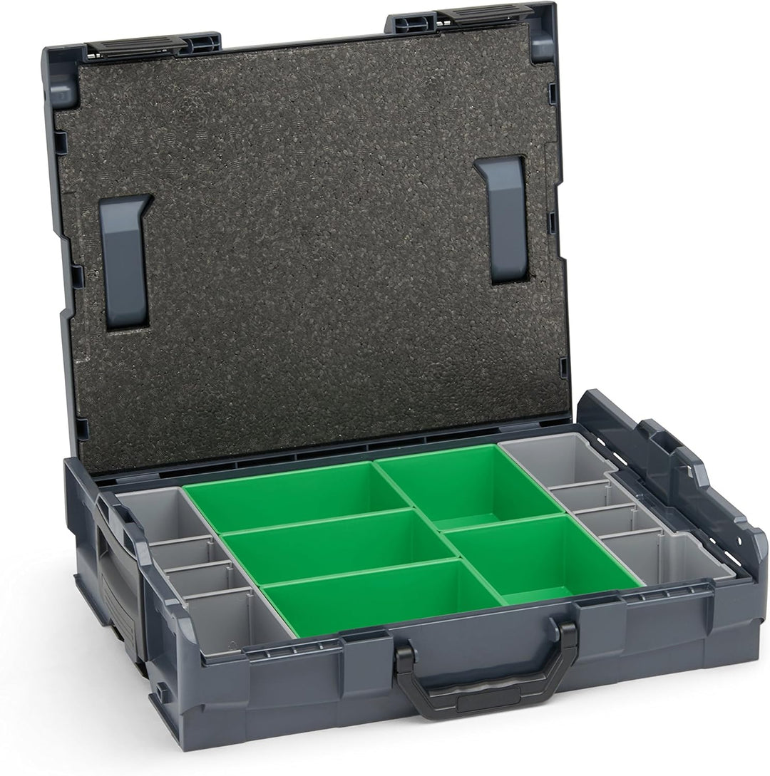 Sortimentskoffer Kunststoff | Bosch Sortimo L-BOXX 102 Insetboxenset D3 | Erstklassige Sortierboxen