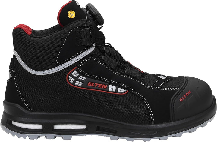 ELTEN Sicherheitsschuhe Sander Xxt Pro Boa Esd S3 Unisex Sicherheitsstiefel 36 EU Schwarz, 36 EU Sch