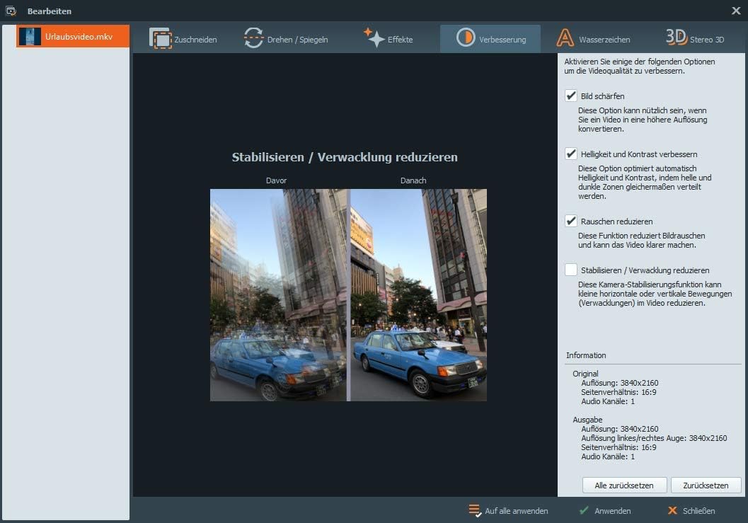 AVCHD Video Converter - Umwandlung, Bearbeitung, Konvertierung für über 50 Formate in jedes beliebig