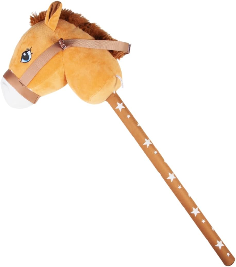 PFIFF 102995 Steckenpferd Hobby Horse, Holzpferd, Pferd für Hobby Horsing, Braun, 66cm