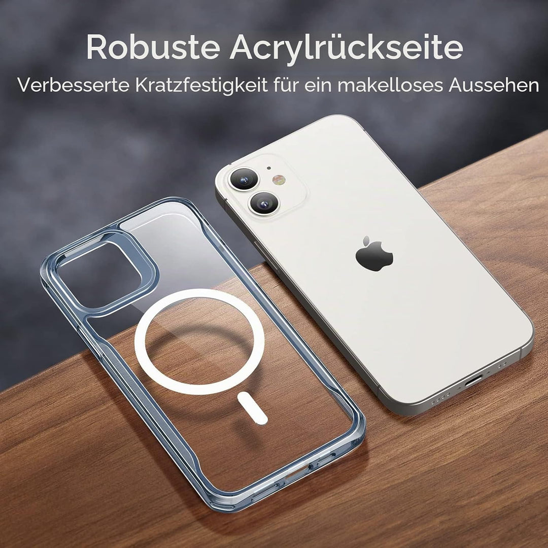 ESR für iPhone 12 Hülle und iPhone 12 Pro Hülle, Kompatibel mit MagSafe HaloLock, Hybrid Magnetische