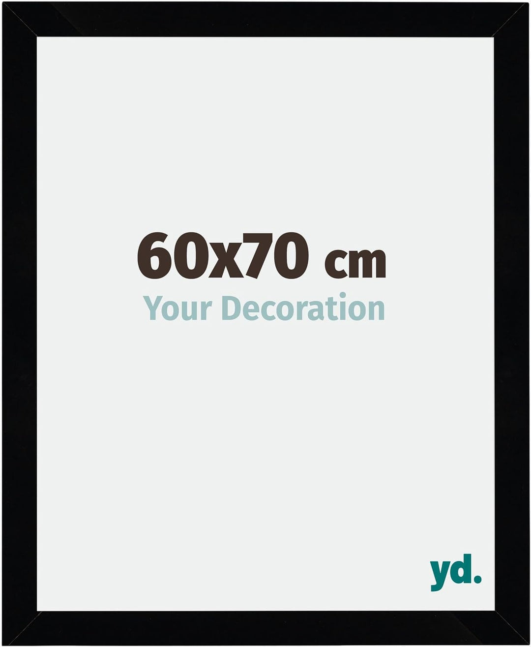 yd. Your Decoration - Bilderrahmen 60x70 cm - Bilderrahmen aus MDF mit Acrylglas - Antireflex - Ausg