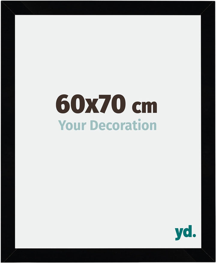 yd. Your Decoration - Bilderrahmen 60x70 cm - Bilderrahmen aus MDF mit Acrylglas - Antireflex - Ausg