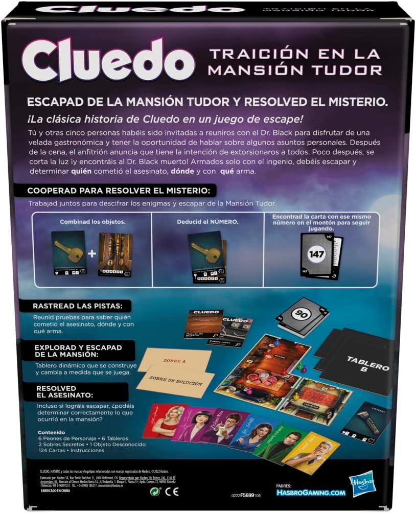 Juego mesa Cluedo