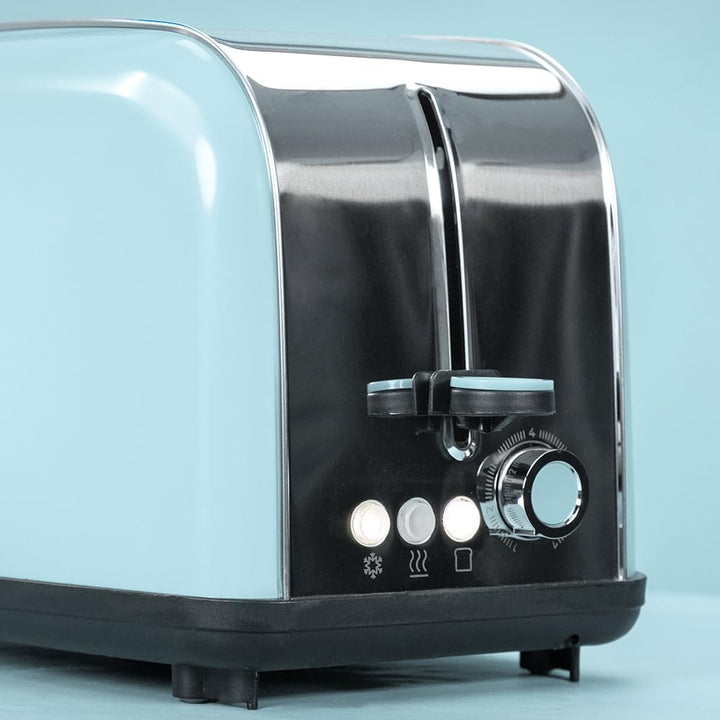 Cecotec Vertikaler Toaster Toastin' time 850 Blue, 850W, Doppelter Kurzschlitz und breiter Schlitz 3