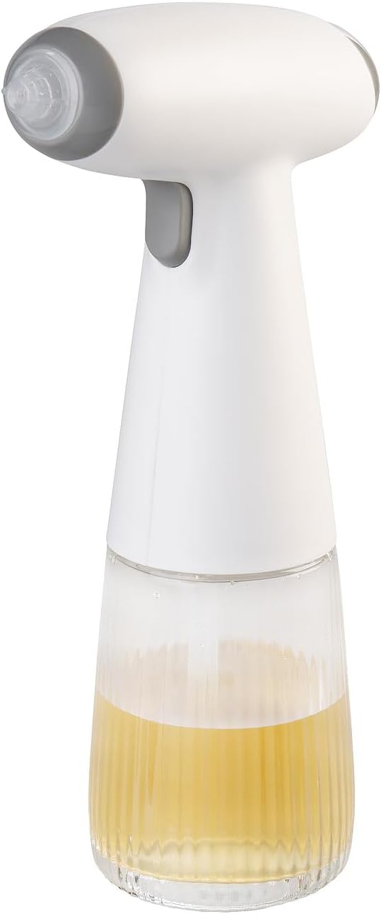 Rosenstein & Söhne Flasche für Essig und Öl: 2er-Set Akku-Nebel-Sprühflasche, Öl & Essig, 180 ml, Ec