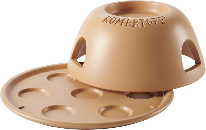 Römertopf Teelicht-Ofen der heisse Heinz Teelichtheizung inkl. Luftbefeuchter 29 cm x 12,5 cm