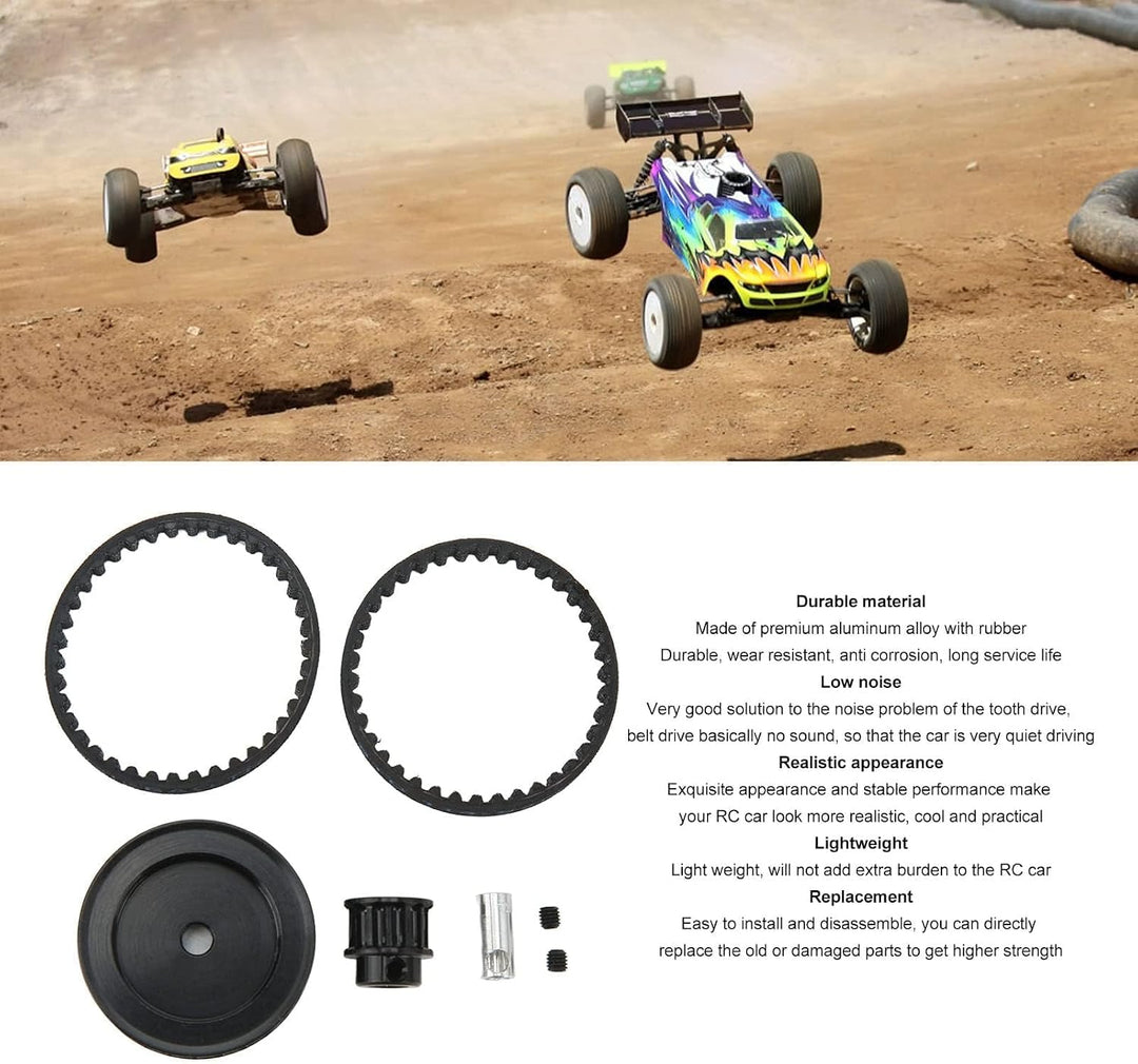 RC-Riemenantriebsrad, 12T 30T Riemenantriebs-Getriebesystem-Ersatz Für Traxxas 1/10 RC Crawler Car U