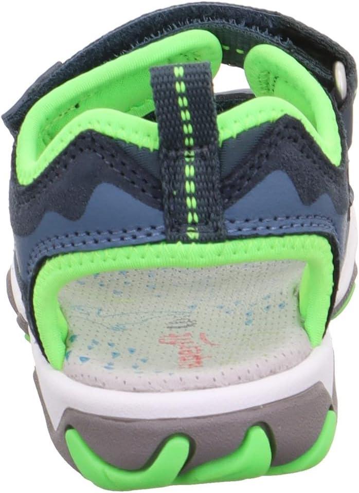 Superfit Jungen Mike 3.0 Sandale 25 EU Blau Hellgrün 8030, 25 EU Blau Hellgrün 8030