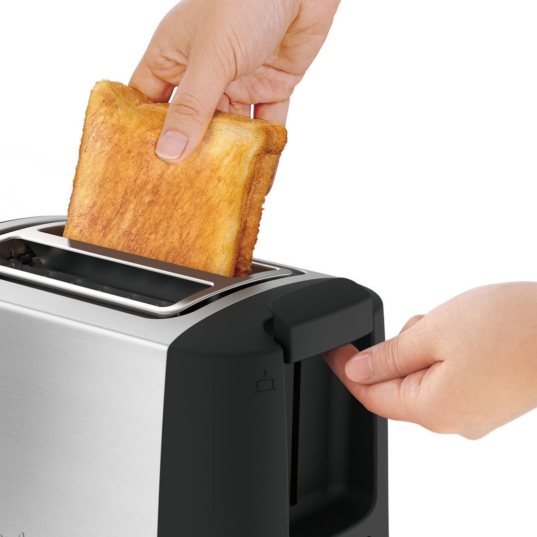 Tefal TT340830 2 Scheiben/E 850 W Schwarz, Edelstahl Toaster