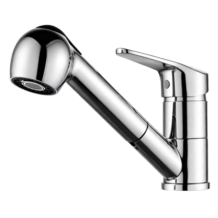 Ibergrif M14550, Wasserhahn Küche Ausziehbar, 360 ° Drehbare- Küchenarmatur mit Brause, Mischbatteri
