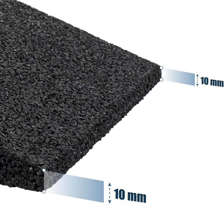 HASKYY 2X Reifenschuh Reifenschoner Reifenbett Reifenwiege aus Gummigranulat 300mm breit bis 285er R