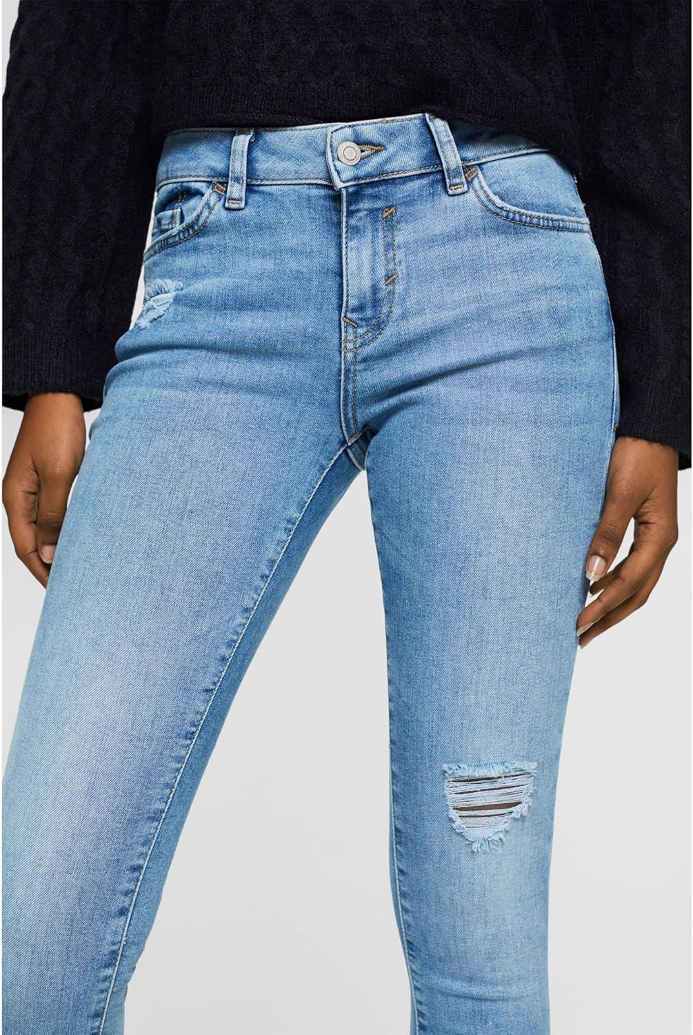 ESPRIT Damen Jeans 24W / 32L 902/Blue Medium Wash, 24W / 32L 902/Blue Medium Wash