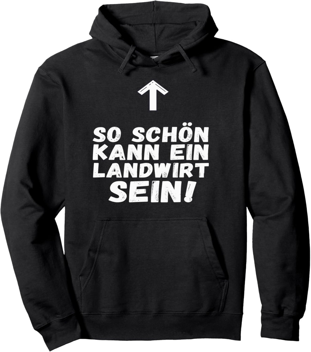 So schön kann ein Landwirt sein Lustig Farmer Bauer Feld Pullover Hoodie