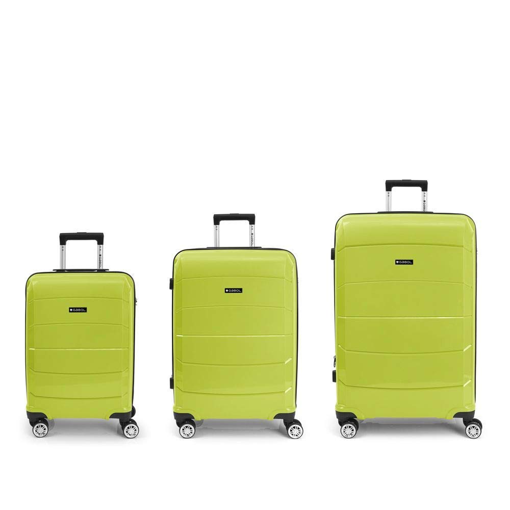 Unbekannt Set mit 3 Koffern C-m-l CML Pistazie