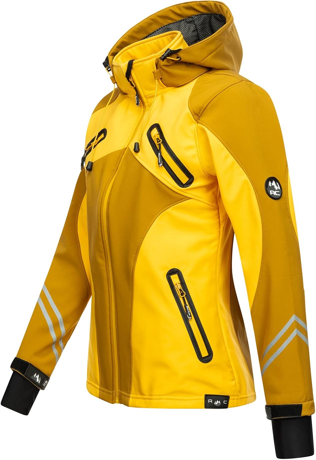 Rock Creek Damen Softshell Jacke Windbreaker D-466 XS Maisgelb, XS Maisgelb