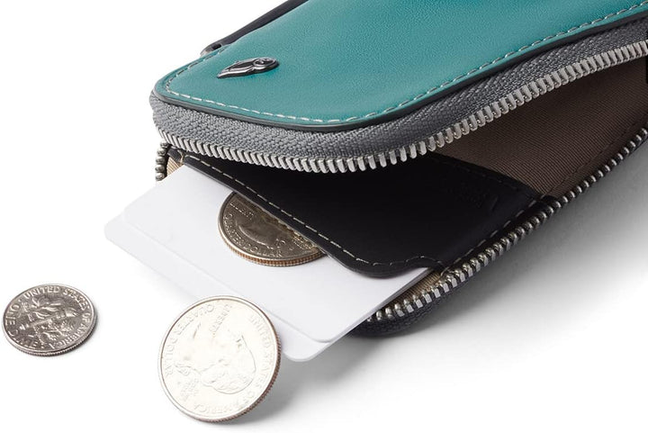Bellroy Leder Card Pocket Brieftasche (max. 15 Karten und Scheine) - Teal, Teal