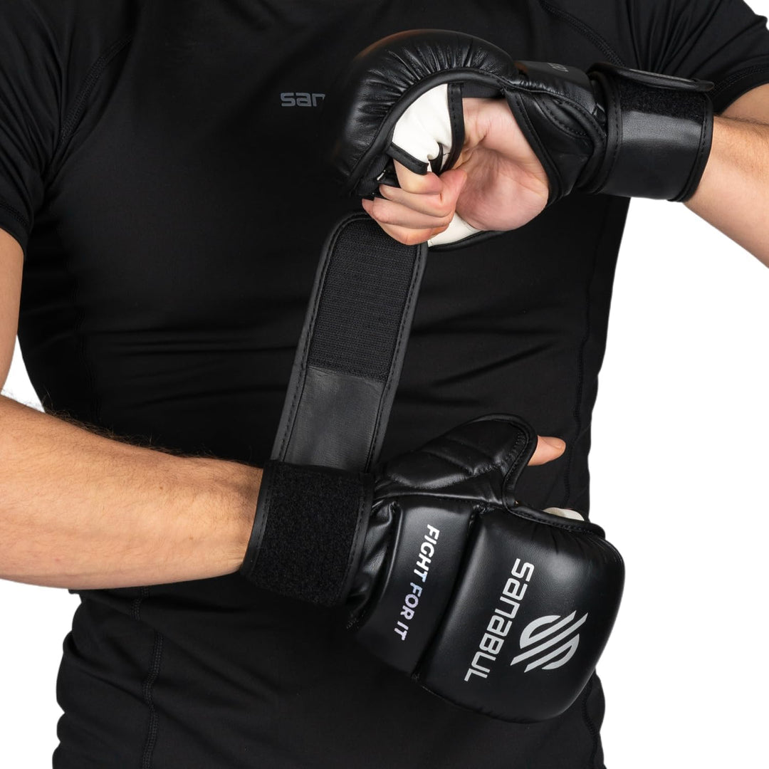 Sanabul Essential 7 oz MMA Handschuhe | MMA Trainingshandschuhe | Hybrid Sparring Handschuhe für MMA