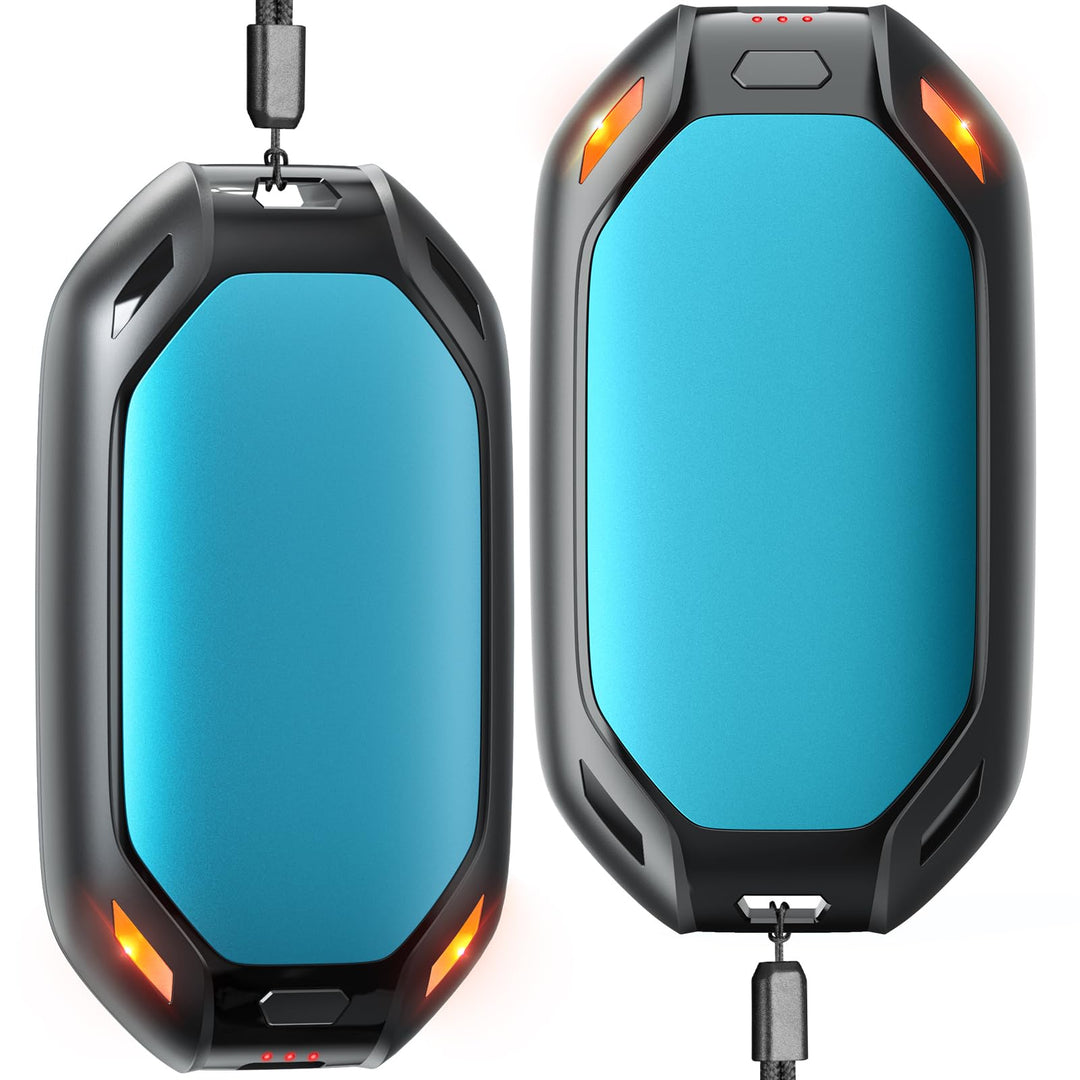 Elektrischer Handwärmer, 2-Pack Wiederaufladbarer Magnetischer Taschenwärmer, Ultraleicht und Dünn M