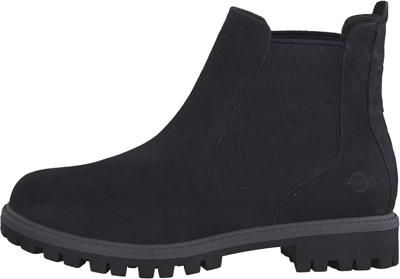 Tamaris Damen Chelsea Boots, Frauen Stiefeletten 36 EU Blau Navy, 36 EU Blau Navy