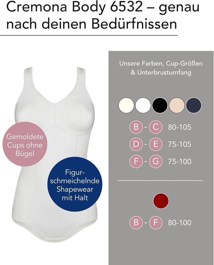 Susa Damen Cremona BH 75E Ivory, 75E Ivory