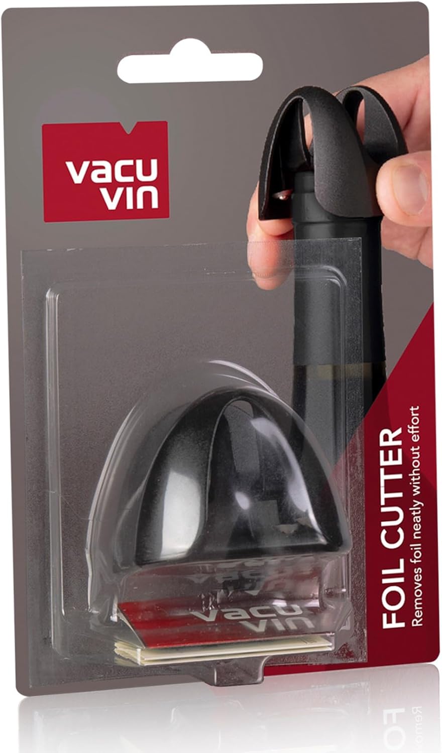 Vacu Vin Bogen-Folienschneider, Schwarz