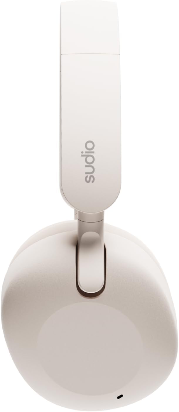 sudio K2 White, Over-Ear Headphones, hybrid Active Noise Cancellation, mit integriertem Mikrofon, La