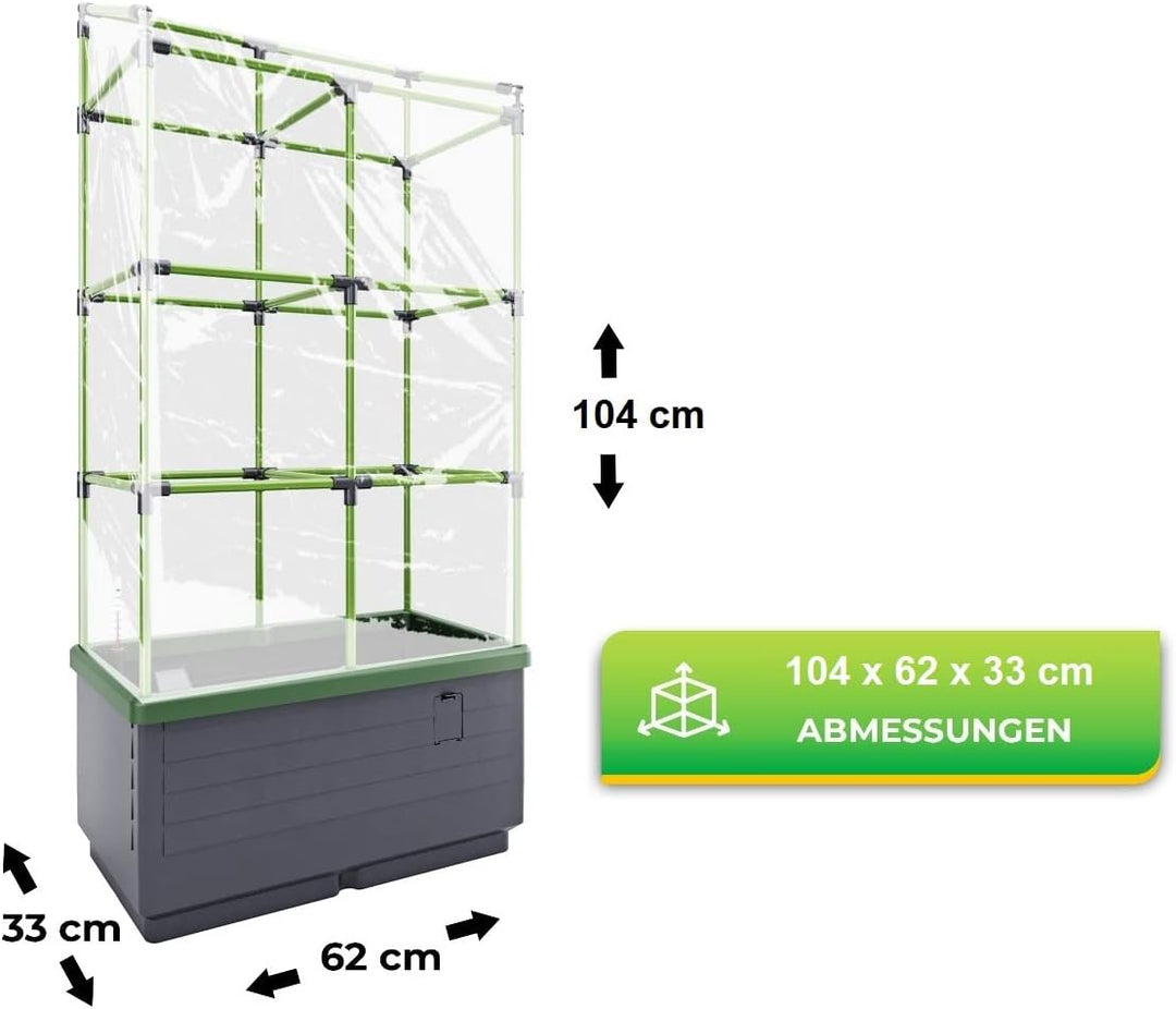 Bio Green Abdeckhaube für Pflanzkübel City Jungle und City Jungle Heidelberg | UV-beständige Folie |