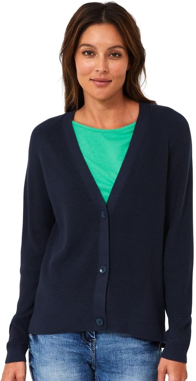 Cecil Damen Basic Cardigan S Deep Blue, S Deep Blue