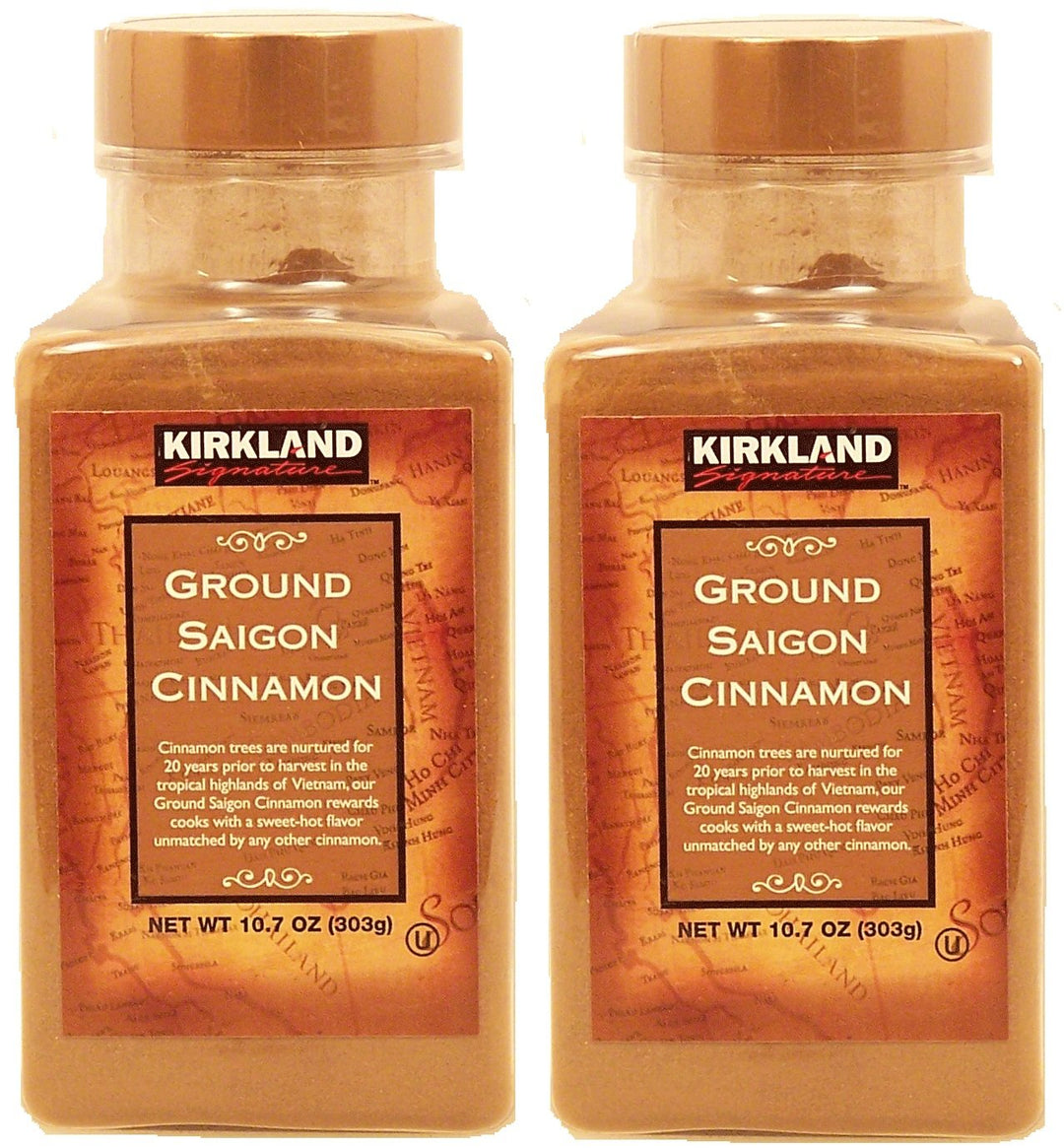 2er Pack Kirkland Signature gemahlener Saigon Zimt(303 g)
