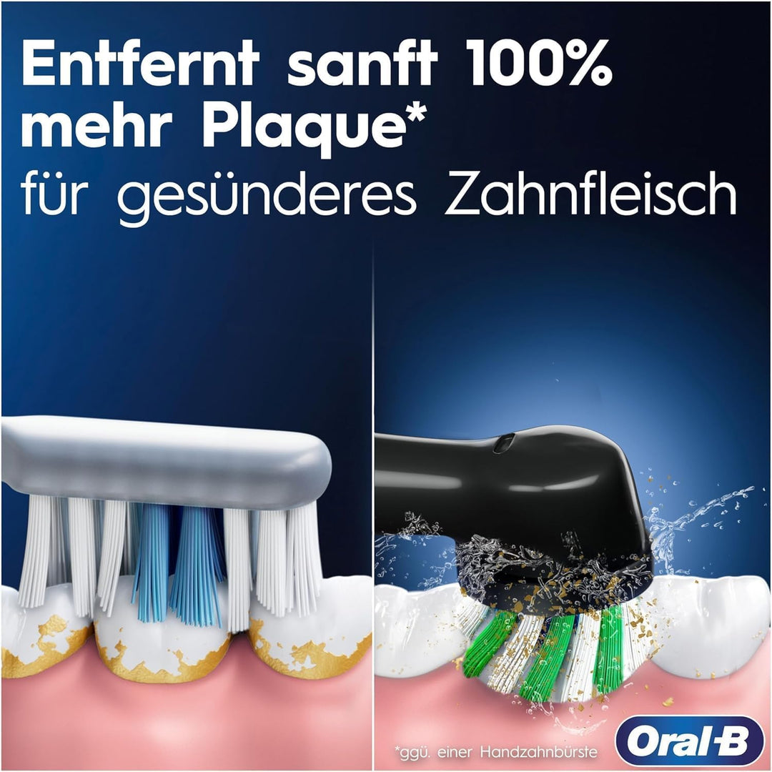 Oral-B Pro 3 3900 Elektrische Zahnbürste/Electric Toothbrush, Doppelpack & 3 Aufsteckbürsten, mit 3