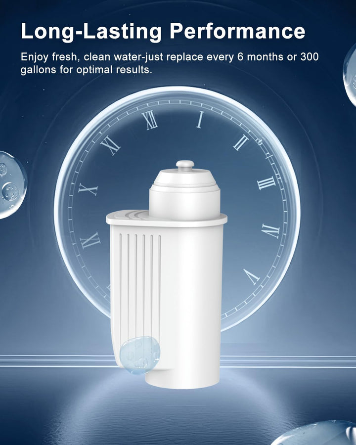 Kaffee-Wasserfilter Ersatz 4 Packung für TZ70003 Wasserfilter | Kompatibel mit der EQ-Serie TCZ7003