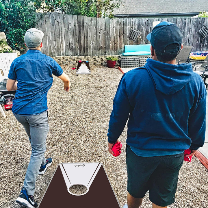 Original Cornhole Bean Bag Set (8er) - 4 rote und 4 Blaue Cornhole