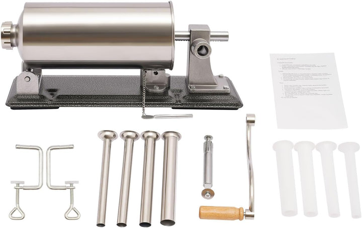 4L Edelstahl WurstfüLler Maschine WurstfüLlmaschine Wurstspritze Wurstpresse Hausgemachte Manuelle W