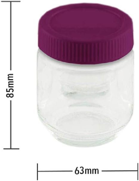 LITTLE BALANCE 8487 Joghurtbereiter 7 Digital, Joghurtbereiter + 13 Gläser aus Glas, 190 ml, für sel