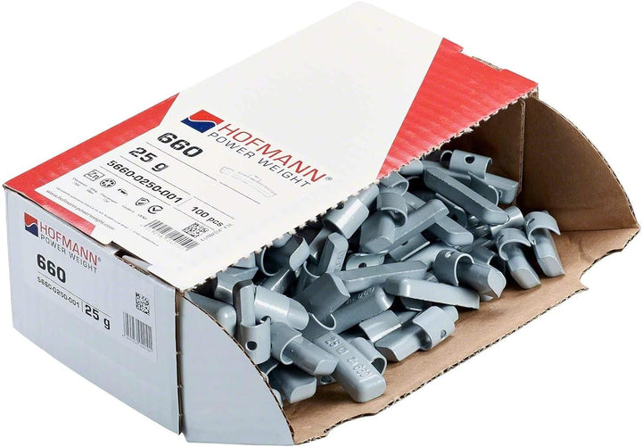 Hofmann Power Weight Typ660 5660-0250-001 silber 25g Schlaggewicht, 100er pack