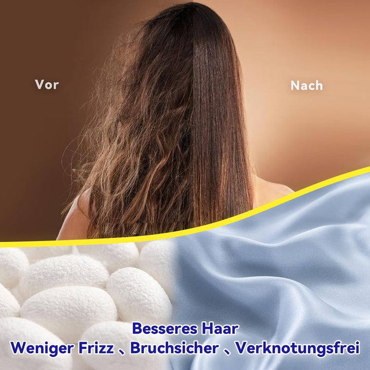 SeidenKissenbezug 40x60,Jaciu Kissenbezüge aus Seide,für Haar und Haut Beide Seiten Echte Seide Kiss