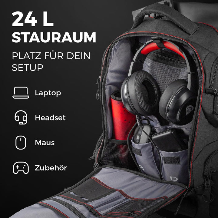 Genesis Notebook Rucksack PALLAD 550 schwarz (17,3")