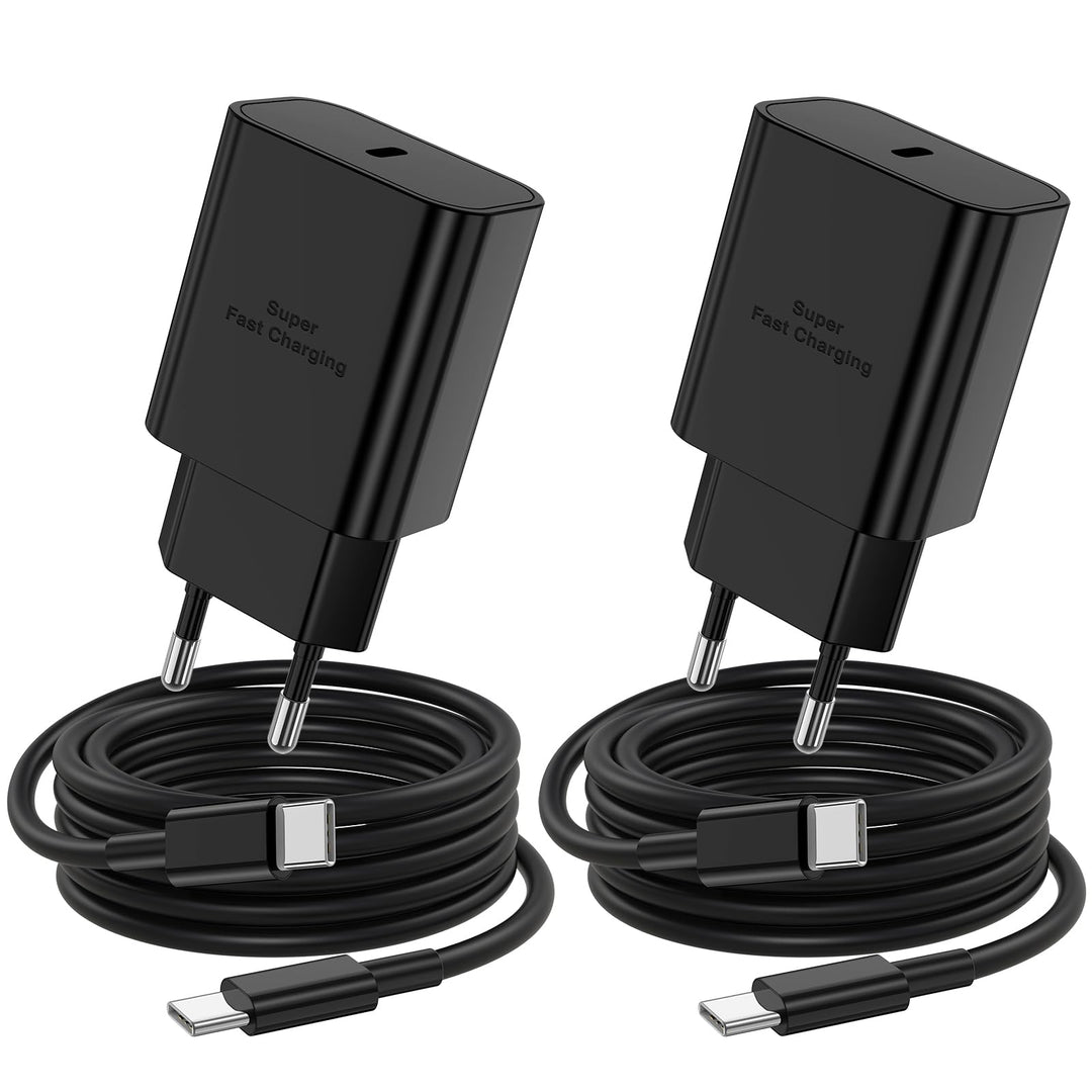 45W Ladegerät USB C Schnellladekabel, Netzteil Adapter mit 2M Typ C Kabel, Super Fast Charger Ladeka