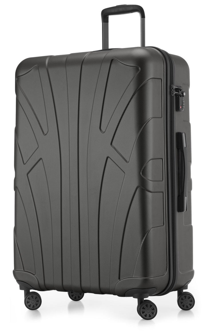 suitline - Grosser Hartschalen-Koffer Koffer Trolley Rollkoffer XL Reisekoffer, TSA, 76 cm, ca. 96-1