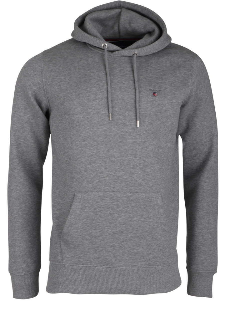 GANT Herren Original Sweat Hoodie ORIGINAL Kapuzenpullover Hellgrau XS, Hellgrau XS