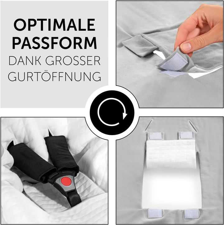 Hauck Baby Einschlagdecke Snuggle N Dream / Baumwolle / Universal für Babyschale, Autositz, Kinderwa